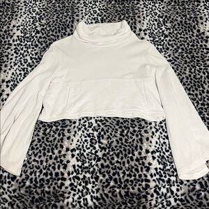 Aerie Turtleneck Cropped Sweater Size XS White